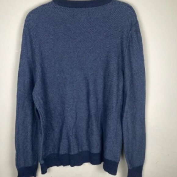 Frederik Anderson Copenhagen Navy Blue Crew Neck Sweater Size L - Picture 5 of 6